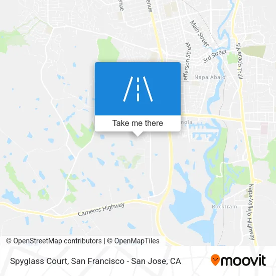 Mapa de Spyglass Court