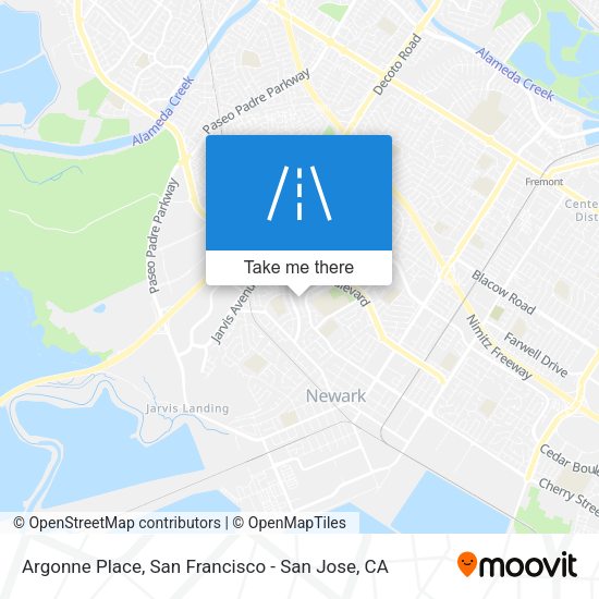 Mapa de Argonne Place