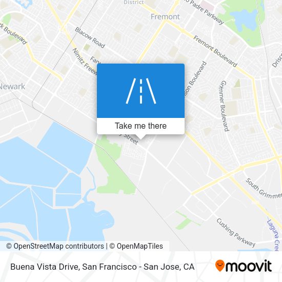 Buena Vista Drive map