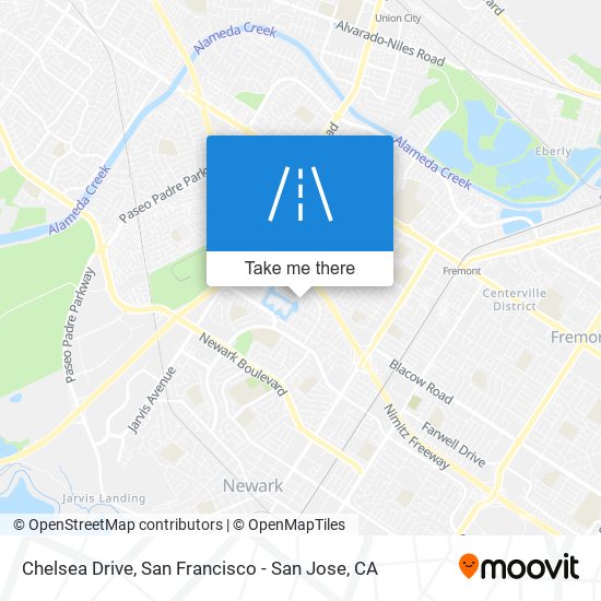 Chelsea Drive map