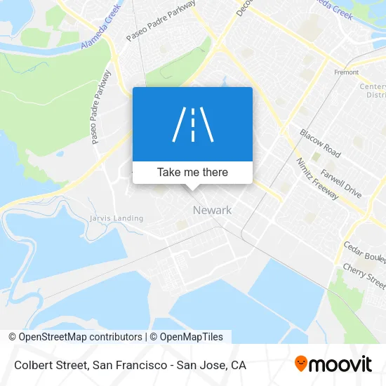 Colbert Street map