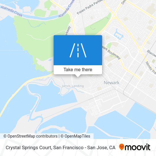 Crystal Springs Court map