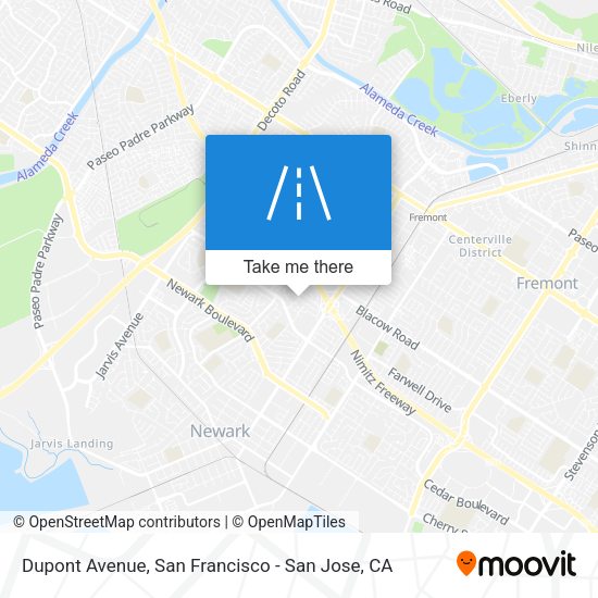 Mapa de Dupont Avenue