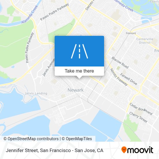 Mapa de Jennifer Street