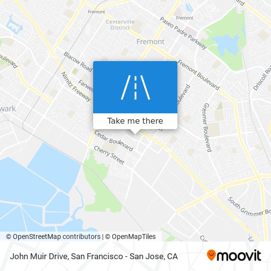 Mapa de John Muir Drive