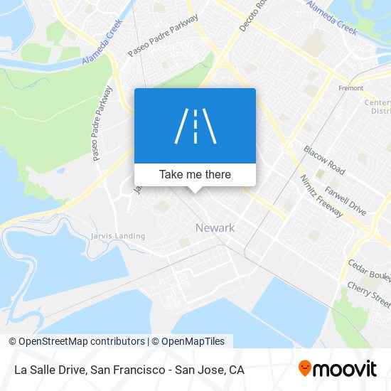 Mapa de La Salle Drive