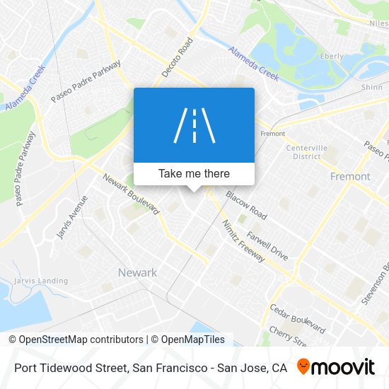 Port Tidewood Street map