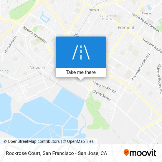 Rockrose Court map