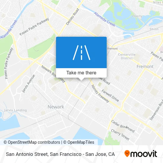San Antonio Street map