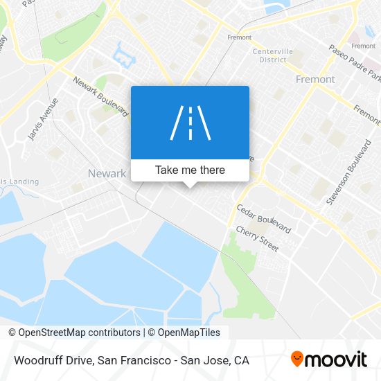 Mapa de Woodruff Drive