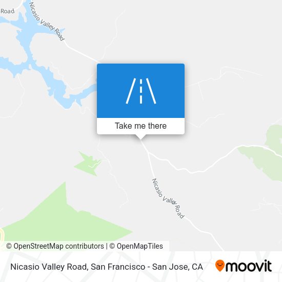 Nicasio Valley Road map
