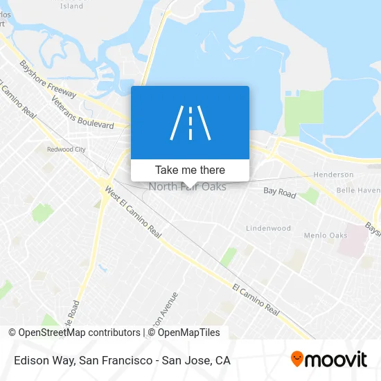 Edison Way map