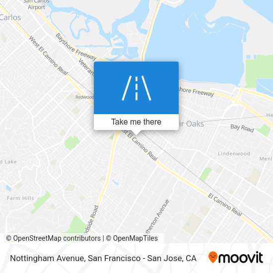 Nottingham Avenue map