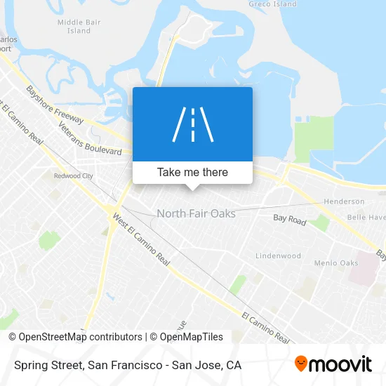 Mapa de Spring Street