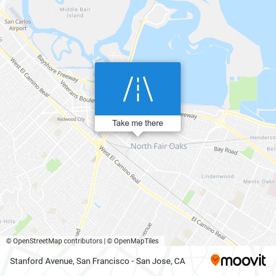 Mapa de Stanford Avenue