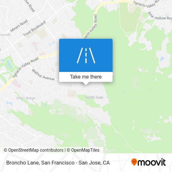 Mapa de Broncho Lane