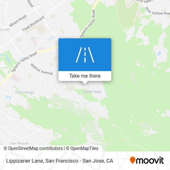 Mapa de Lippizaner Lane
