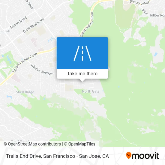 Trails End Drive map