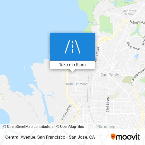 Central Avenue map