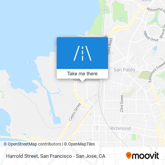 Harrold Street map