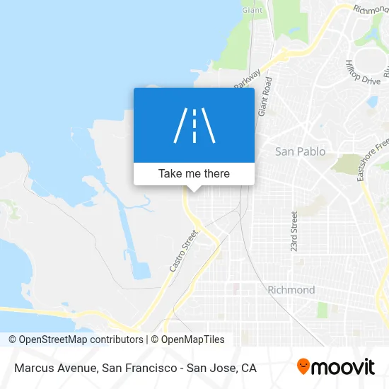 Marcus Avenue map