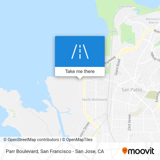 Mapa de Parr Boulevard