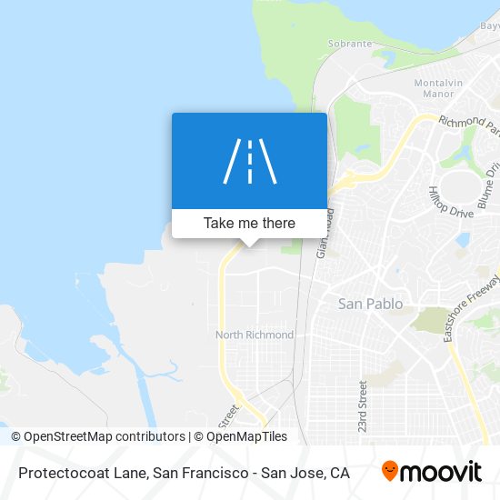 Protectocoat Lane map