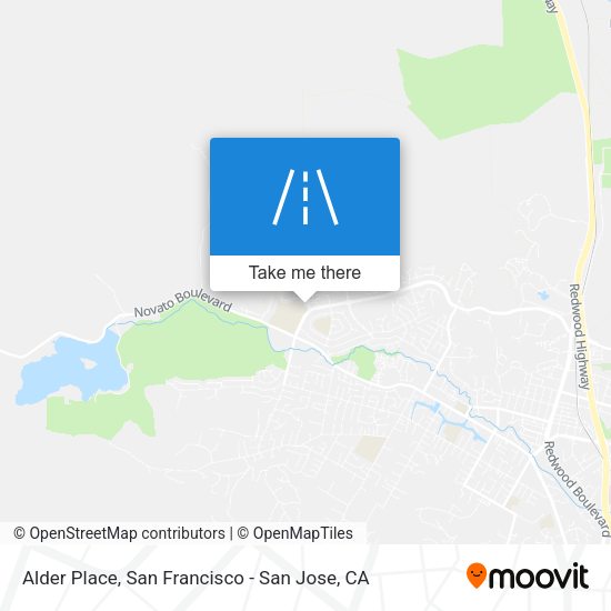 Mapa de Alder Place
