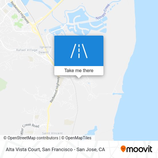 Alta Vista Court map