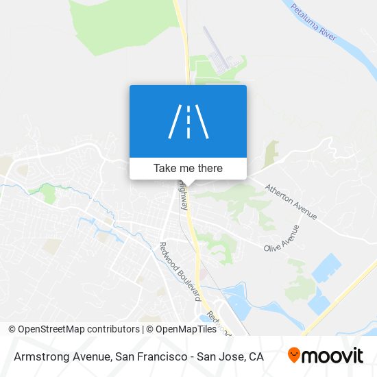 Mapa de Armstrong Avenue