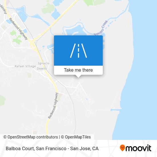 Balboa Court map