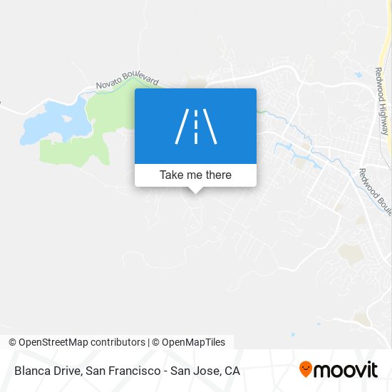 Blanca Drive map