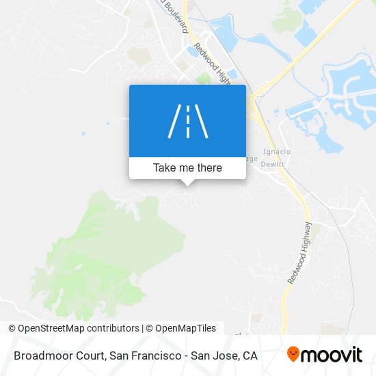 Broadmoor Court map