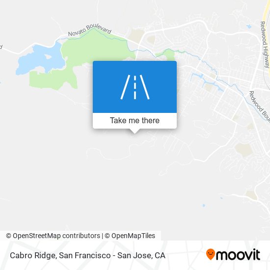 Cabro Ridge map