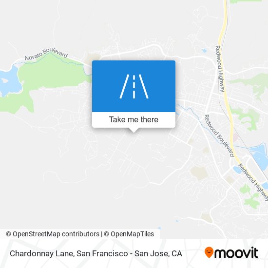 Chardonnay Lane map