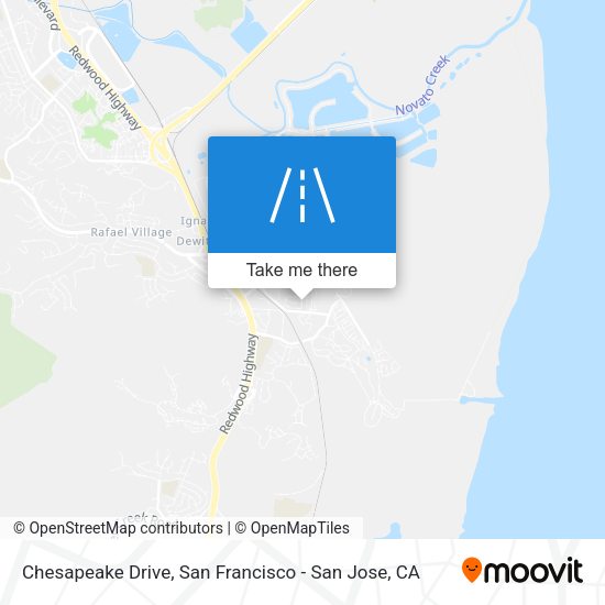 Chesapeake Drive map