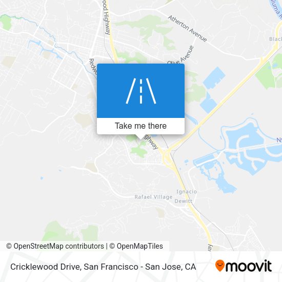 Mapa de Cricklewood Drive