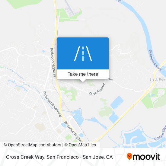 Mapa de Cross Creek Way
