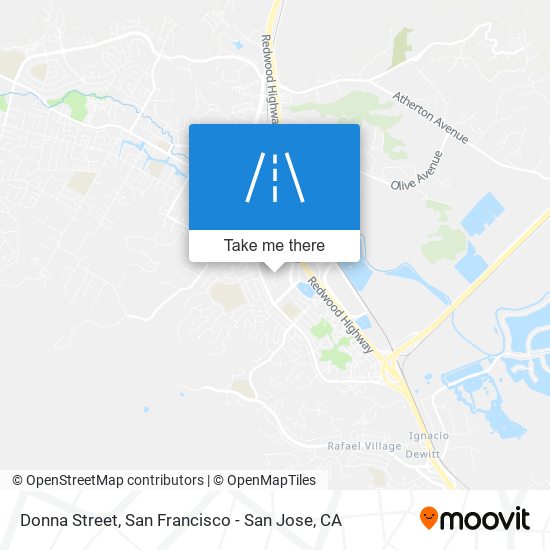 Donna Street map