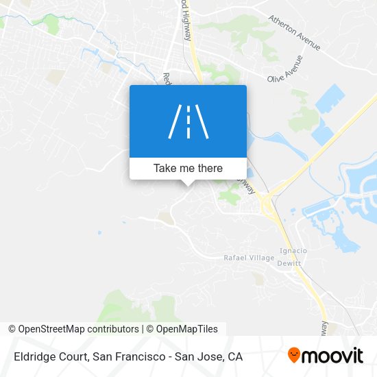 Mapa de Eldridge Court