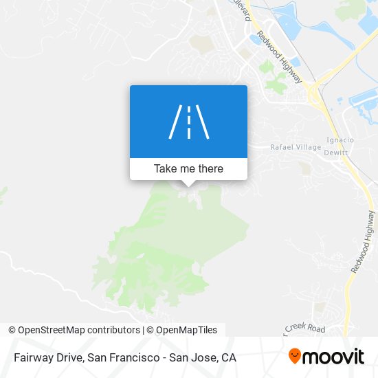 Mapa de Fairway Drive
