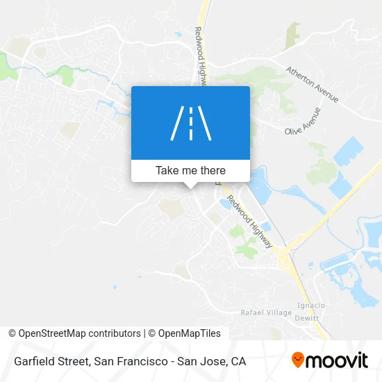 Mapa de Garfield Street