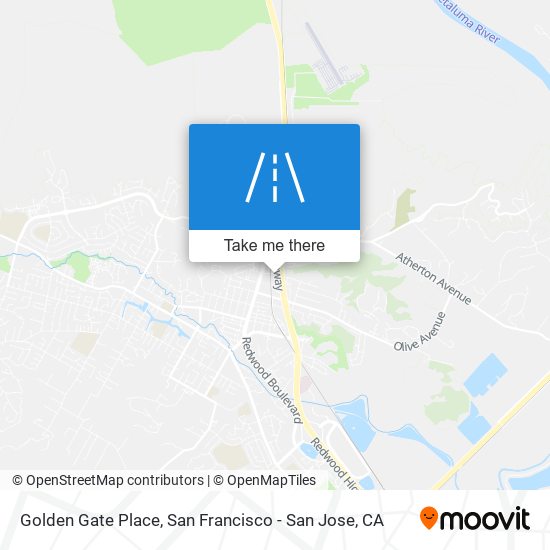 Mapa de Golden Gate Place