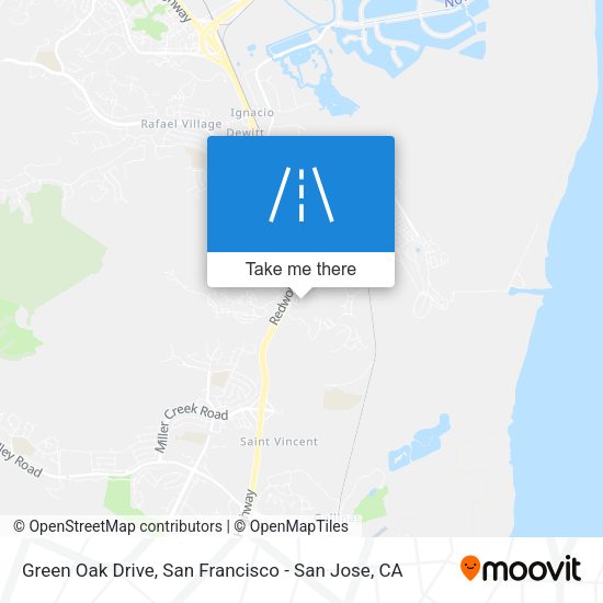Mapa de Green Oak Drive