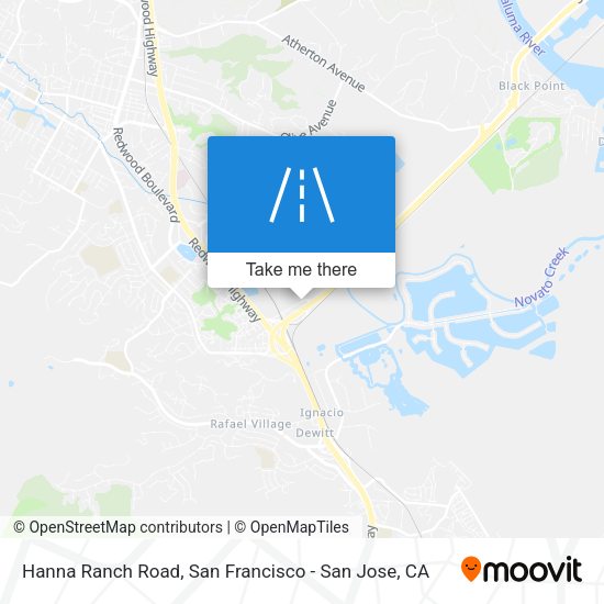 Mapa de Hanna Ranch Road