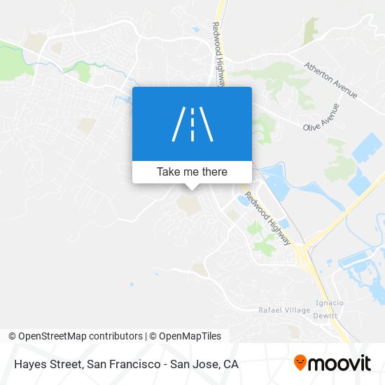 Mapa de Hayes Street