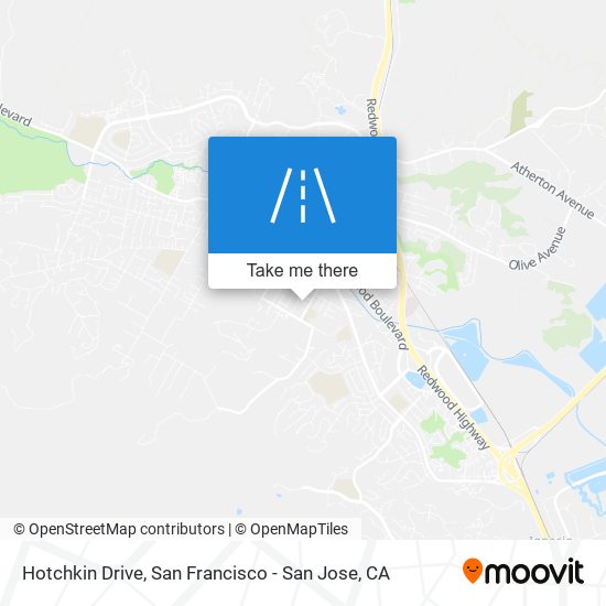 Hotchkin Drive map