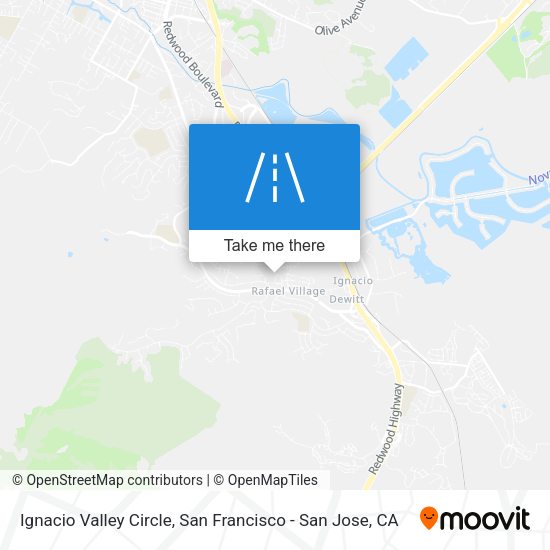 Ignacio Valley Circle map