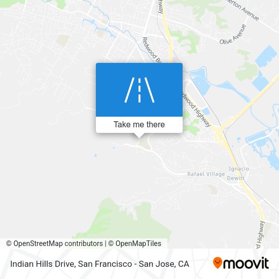 Mapa de Indian Hills Drive