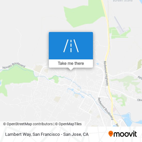 Lambert Way map